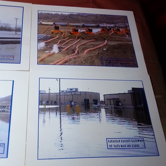 Vgt 2001 Flood prints at St Paul Canadian Pacific railway - Picture 3 of 3